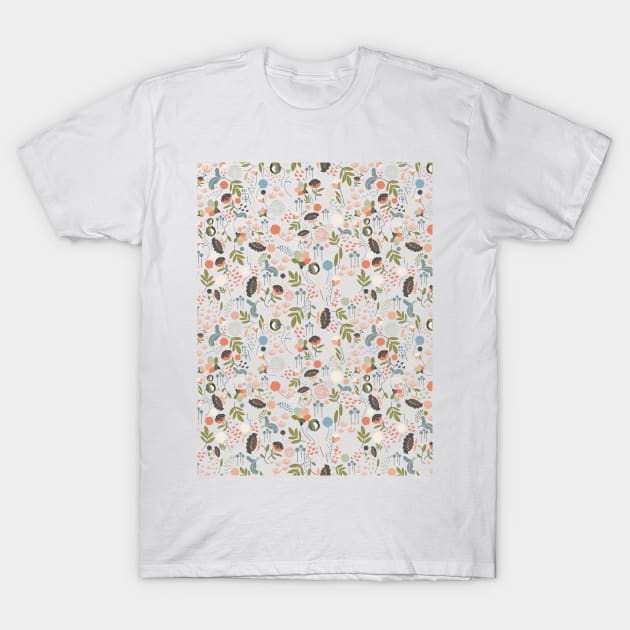 Floral Pattern T-Shirt by So Young So Good